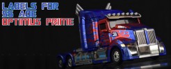Labels for SS AoE Optimus Prime