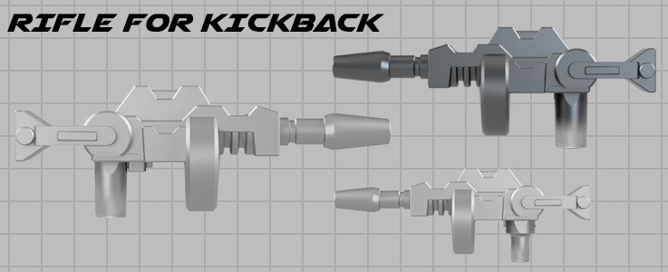 Rifle for Kickback