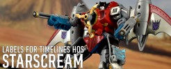 Labels for Timelines HOS Starscream