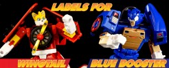 Labels for Collab Blue Booster & Wingtail