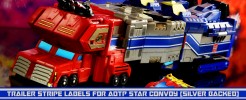 Trailer Stripe Labels for AotP Star Convoy (Silver backed)