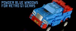 Powder Blue Windows For Retro G1 Gears