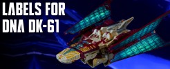 Labels for DK-61 Upgrade for Vector Prime