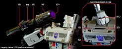 Stickers & Labels for SS-86 Megatron - Toyhax - Reprolabels
