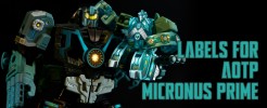 LABELS FOR AOTP MICRONUS PRIME Labels for AOTP Micronus Prime