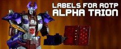 Labels for AOTP Alpha Trion