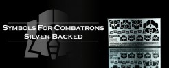 Symbols for Combatrons (Silver Backed)