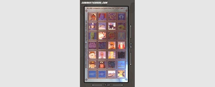 Generic Computer Screens (Small - 3/8" x 3/8") Set 1 Generic Computer Screens (Small - 3/8" x 3/8") Set 1