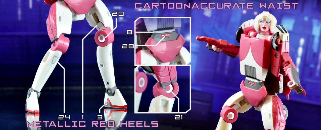 Stickers & Labels for Ml C-08 Arcee - Toyhax - Reprolabels