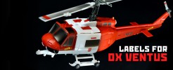 Labels for OX Ventus