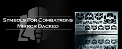 Symbols for Combatrons (Mirror Backed)