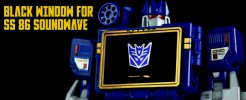 Labels for SS86 Soundwave (Black window upgrade)