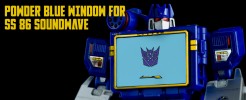 Labels for SS86 Soundwave (Powder Blue window upgrade)