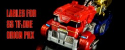Labels for SS TF:ONE ORION PAX