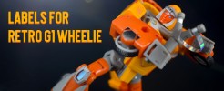 Labels for Retro G1 Wheelie