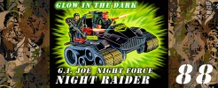 Labels for Nightforce Night Raider Tank Custom (Glow in Dark Ver.)