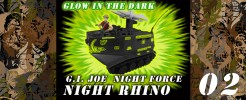 Labels for Night Rhino Nightforce Custom (Glow in Dark Ver.)