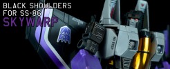 Black Shoulders for SS86 Skywarp