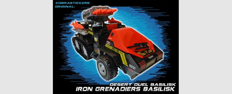 JOE Iron Grenadiers Iron Basilik AA Vehicle (2016)
