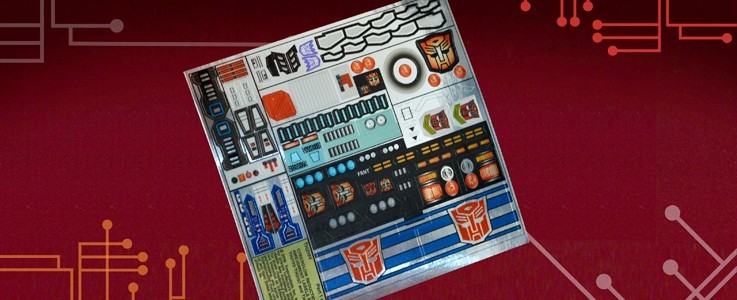 Symbols for Autobots (Clear backed)