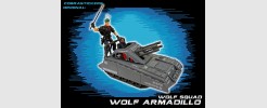 for GI JOE Wolf Squad Wolf Armadillo tank (2017)