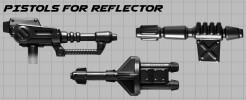Pistols for Reflector