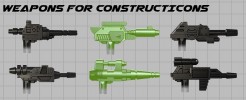 Weapons for Constructicons