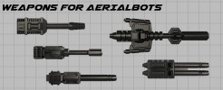 Weapons for Aerialbots